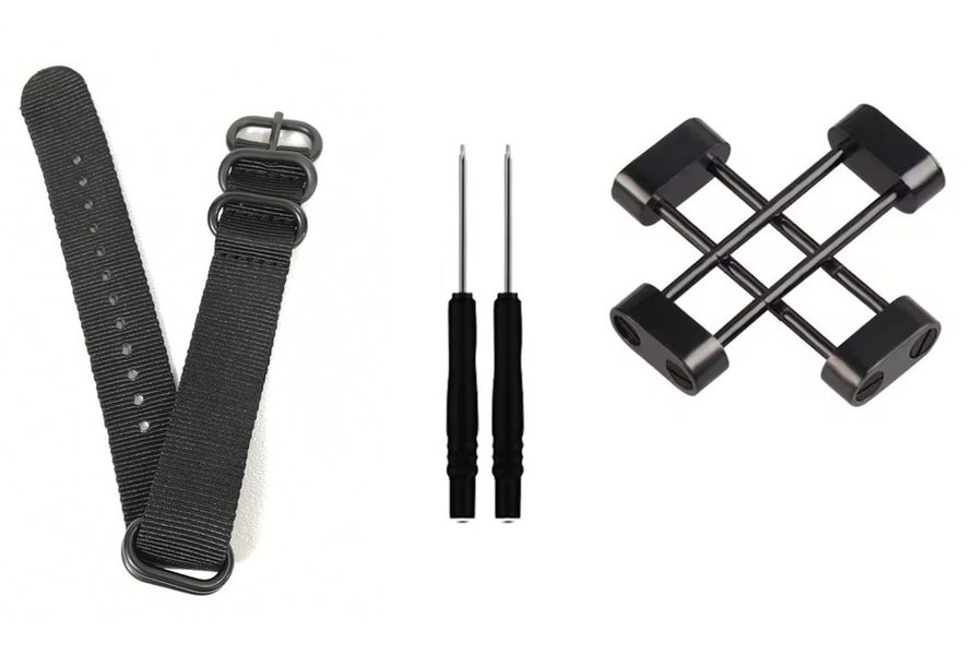 Suunto DX Wrist Strap + Stainless Steel Adapters Scuba Dive Computer Watch Band