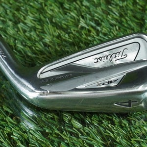 TITLEIST AP2 FORGED 718 4 IRON TRUE TEMPER AMT BLACK STEEL S300 STIFF FLEX RH