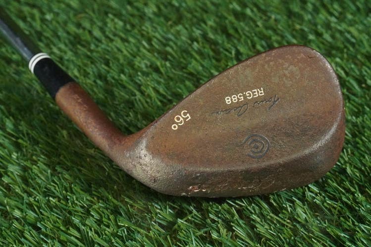 CLEVELAND TOUR ACTION REG.588 SAND WEDGE DYNAMIC GOLD RH 56 RUSTED TO MAX SPIN!