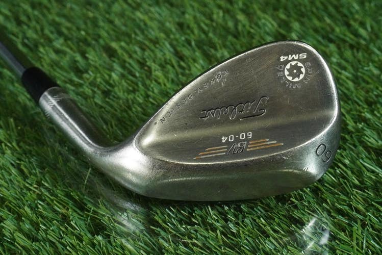 TITLEIST BV VOKEY DESIGN SM4 LOB WEDGE SPIN MILLED STEEL WEDGE FLEX RH 60 4