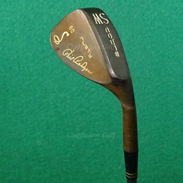 Cobra Golf Phil Rodgers Rusty 60 SW Sand Wedge Factory Stepped Steel SX Flex