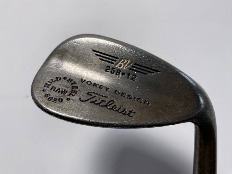 Titleist Vokey Raw Lob Wedge LW 58* 12 Bounce True Temper DG Wedge Steel Mens RH