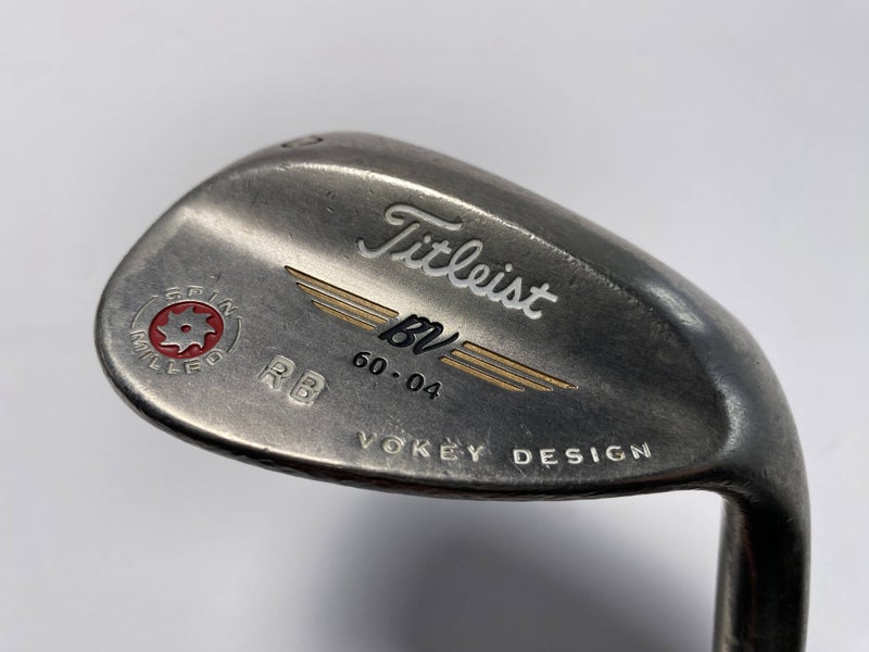 Titleist Vokey Spin Milled Black 2009 Lob Wedge LW 60* 4 Wedge Steel Mens RH