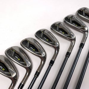 TaylorMade M2 2019 Iron Set 5-PW+AW REAX Regular Graphite Mens RH Midsize Grips