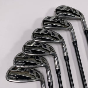 Cobra Bio Cell Black Iron Set 6-PW+GW 62g Regular Graphite Mens RH Midsize Grips