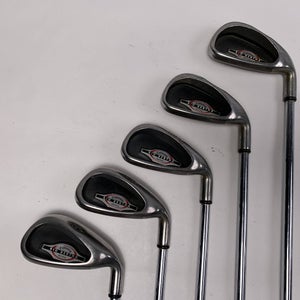 Callaway Big Bertha 2002 Iron Set 4-9 (No 7) Uniflex Steel Mens RH