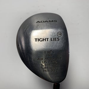 Adams Tight Lies 1998 3 Fairway Wood 16* Stiff Graphite Mens RH Oversize Grip
