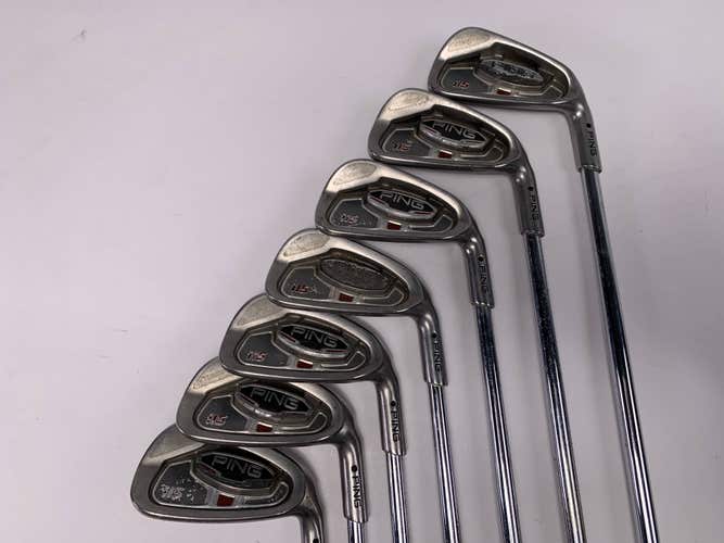 Ping i15 Iron Set 4-PW Black Dot AWT Stiff Steel Mens RH