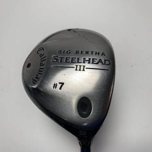 Callaway Steelhead III 7 Fairway Wood 21* System III Ladies Graphite RH
