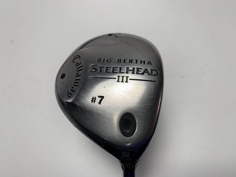 Callaway Steelhead III 7 Fairway Wood 21* System III Ladies Graphite RH