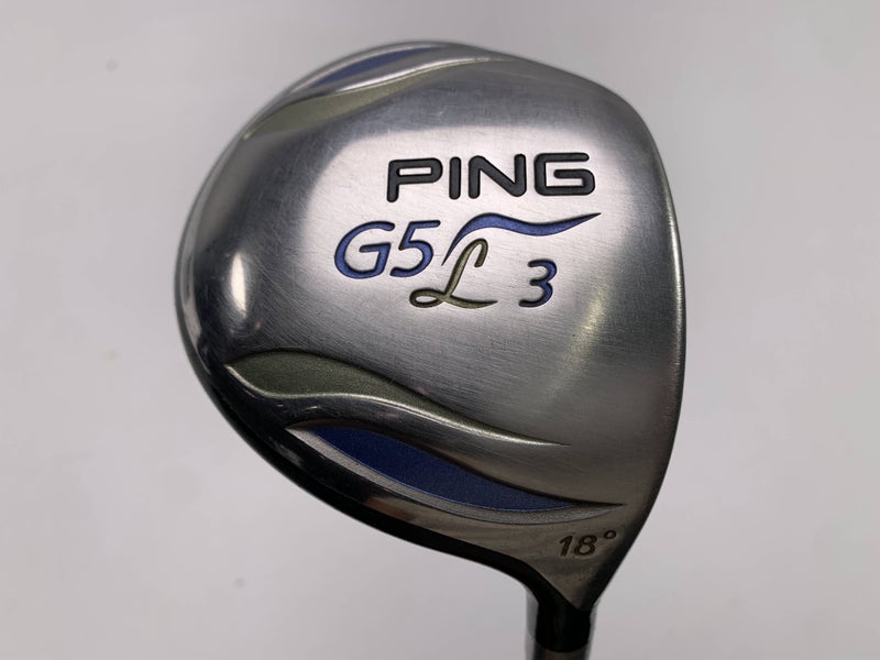Ping G5 Ladies 3 Fairway Wood 18* ULT50F Ladies Graphite Womens RH Midsize Grip