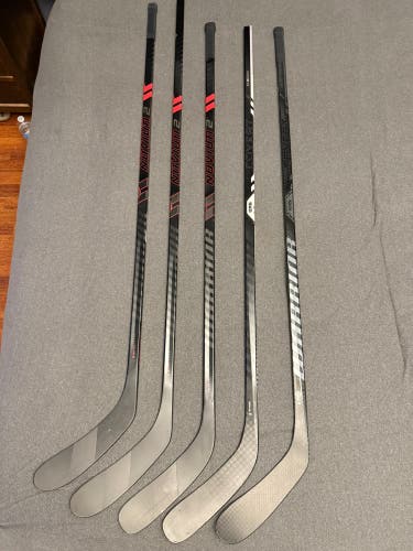 SR\int Warrior Novium/covert Right Handed Hockey Sticks W88/W28  (Used/new)