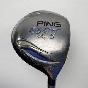 Ping G5 Ladies 5 Fairway Wood 22* ULT50F 50g Ladies Graphite Womens RH