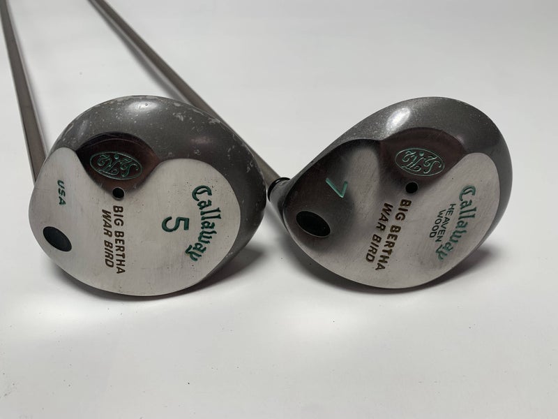 Callaway Big Bertha Warbird 5 & 7 Fairway Wood Set 18* 21* Ladies Gems RH