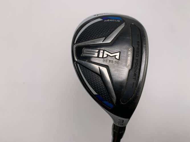 TaylorMade SIM MAX 3 Hybrid 19* Fujikura Ventus Blue 7S Stiff Graphite Mens RH