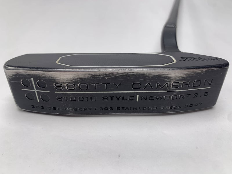 Scotty Cameron Studio Style Newport 2.5 Black Putter 34" Mens RH