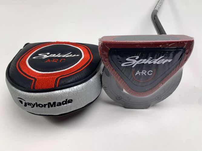 TaylorMade Spider ARC Red Putter 35" SuperStroke Pistol GTR 1.0 Mens RH HC NEW