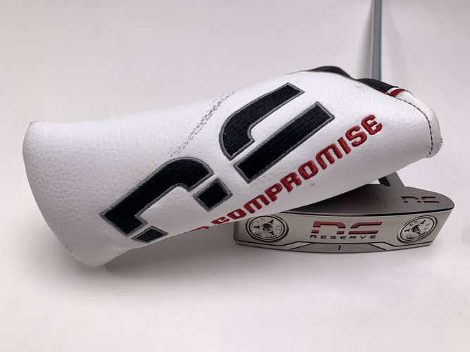 Never Compromise Reserve 1 Tour Satin Putter 34" Mens RH HC NEW