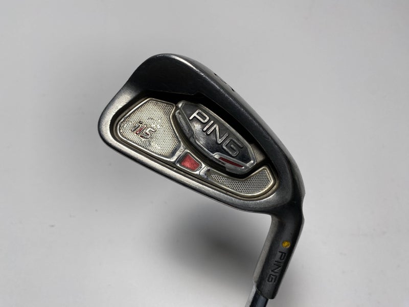 Ping i15 Single 6 Iron Yellow Dot 1.5* Up AWT Regular Steel Mens RH