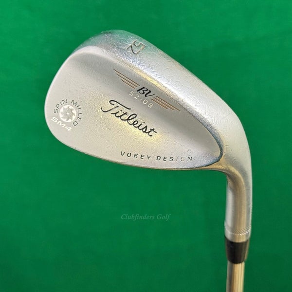 Titleist Vokey SM4 Tour Chrome 52-8 52 Gap Wedge Vokey Design Steel Wedge Flex