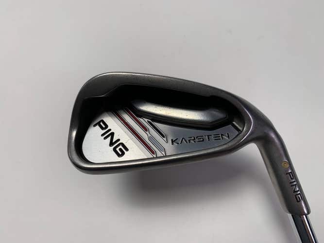 Ping 2014 Karsten 7 Iron Gold Dot 4* Flat CFS Distance Soft Regular Senior RH