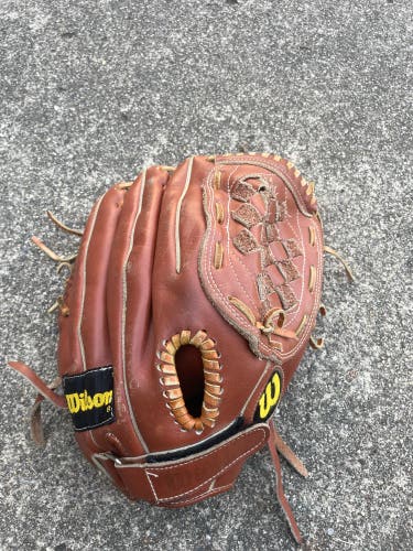 A Wilson, a 2124 signature model baseball glove.