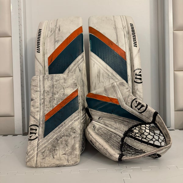 Warrior Ritual G6 E+ Regular Goalie Full Set, Intermediate 30” White (Used)