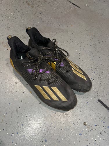 Men's  Size M 12.0 Adidas Low Top adizero Molded Cleats (Used)