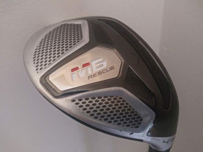 Taylor Made M6 4 Rescue 22* (Fujikura Atmos Orange Seniors) Golf Club