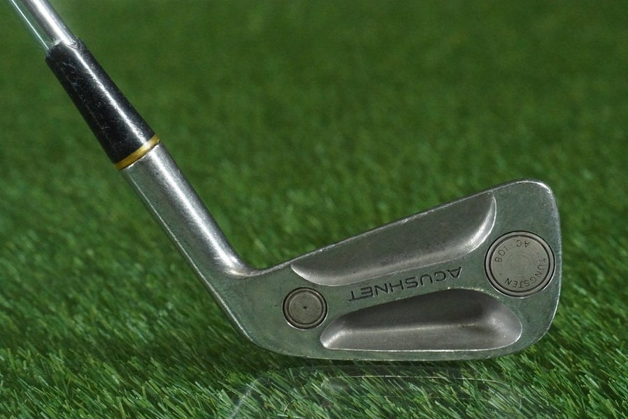 VINTAGE TITLEIST ACUSHNET 2 IRON TUNGSTEN AC-108 STEEL SHAFT RH ~ L@@K!!