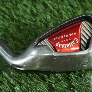 CALLAWAY GOLF BIG 2008 BERTHA 8 IRON STEEL SHAFT UNIFLEX RH ~ L@@K!!
