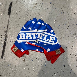 AMERICAN Red Small Adult Battle Gloves (Used)