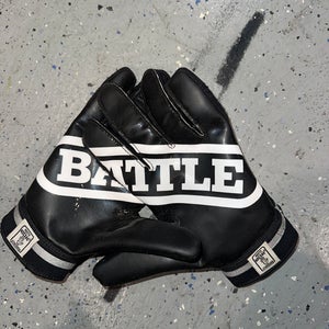 Black Small Adult Battle Gloves PADDED - Warm Ed. (Used)