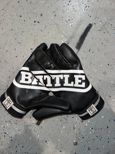 Black Small Adult Battle Gloves PADDED - Warm Ed. (Used)