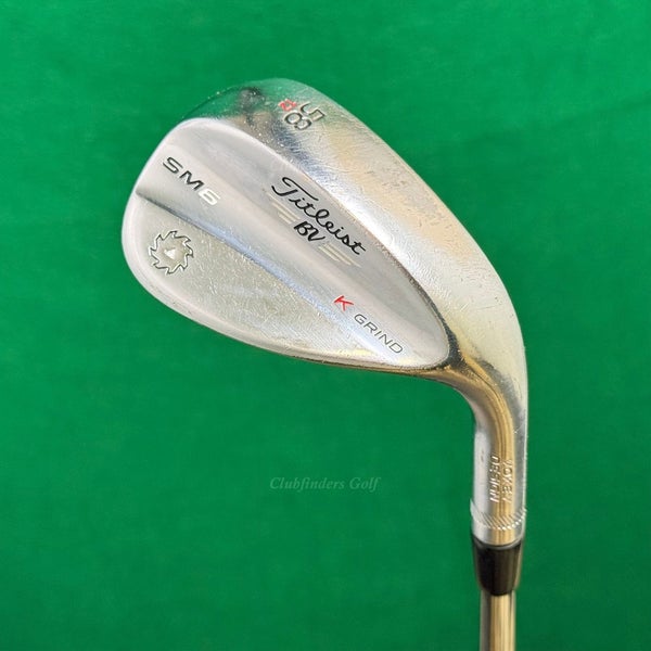 Titleist Vokey SM6 Chrome 58-12K 58 Lob Wedge Factory Stepped Steel Wedge Flex