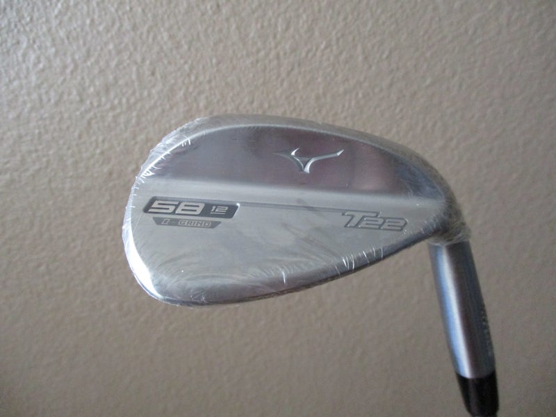 NEW MIZUNO T22 RAW FORGED 58* LOB WEDGE DYNAMIC GOLD S400 TOUR ISSUE STIFF FLEX D GRIND 58.12