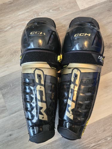 Senior CCM ASV Pro 14" Shin Pads (Lightly Used)
