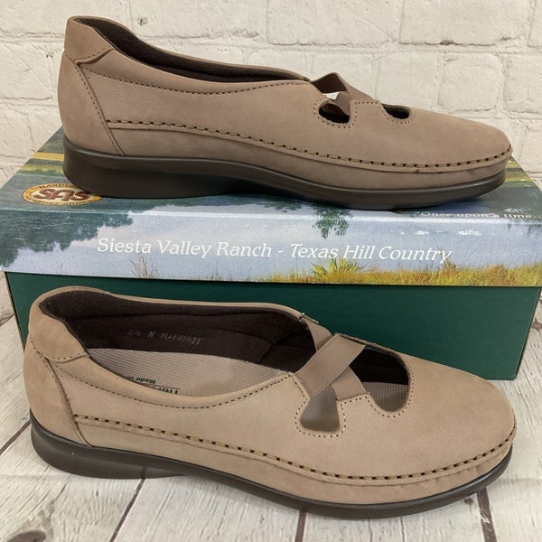 SAS 2330-230 Women's CRISSY Leather Slip On Loafers Praline 8.5 N