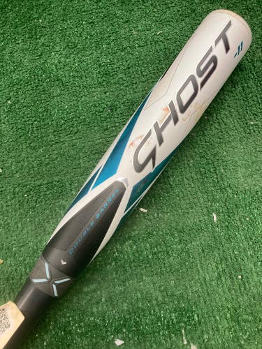 White 2023 Easton Ghost Composite Bat (-11) Composite 18 oz 29" (Used)