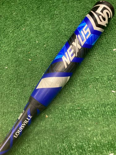Blue 2021 Louisville Slugger Nexus Composite Bat (-12) Composite 16 oz 28" (Used)
