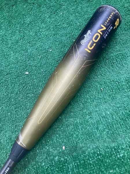 2023 Rawlings Icon Composite Bat USSSA Certified (-10) Composite 17 oz 27" (Used)