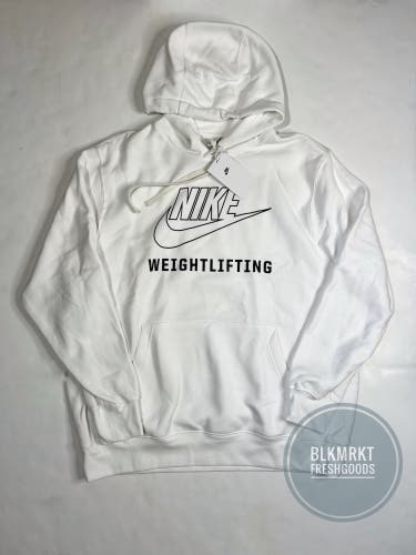 Nike Weightlifting Pullover Hoodie White XL