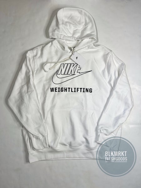 Nike Weightlifting Pullover Hoodie White XL