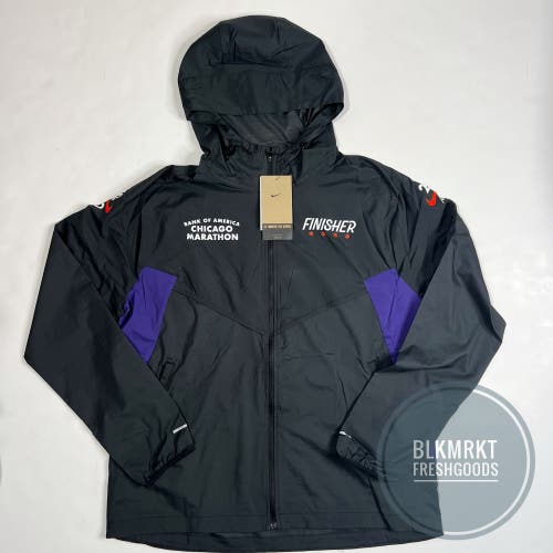 Nike Chicago Marathon 2024 Windrunner Finisher Jacket Black  M