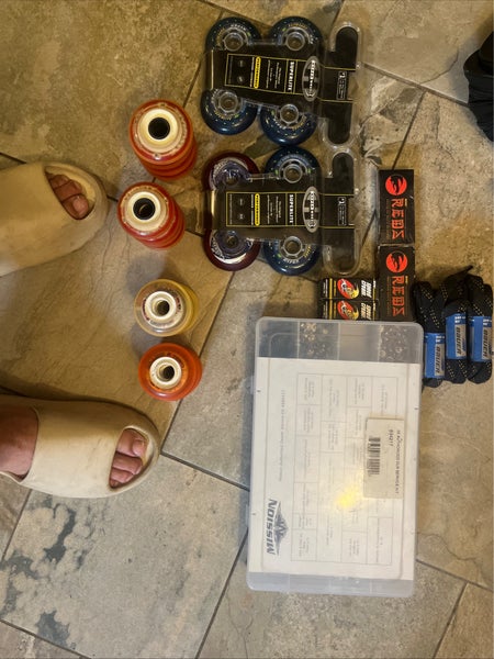 2 Boxes BONES BRACBR816, Bones Speed Cream, 24 New Wheels, (mission Wheel Kit, Laces, More)