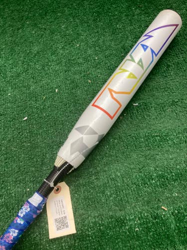 White 2025 DeMarini Prism+ Composite Bat (-11) Composite 18 oz 29" (Used)