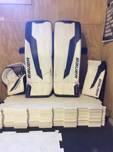 34" 2024 Bauer Supreme Shadow Full Right Goalie Full Set Pro Stock (Used)