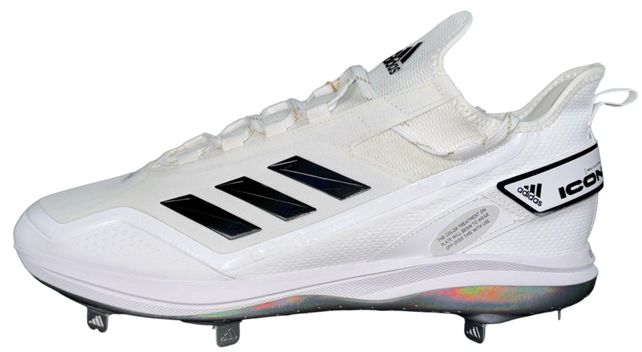 Adidas Icon 7 Boost Mens Size 16 White Baseball Metal Cleats GX2803 Performance