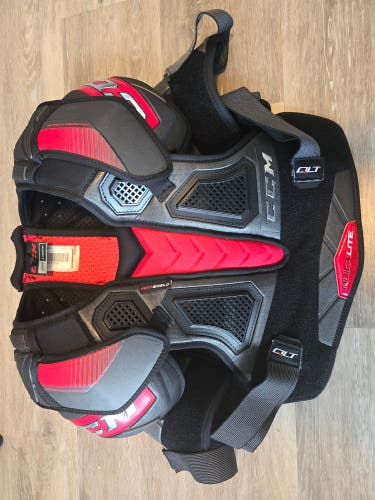 Large Senior CCM QuickLite Shoulder Pads Pro Stock (Like new!)