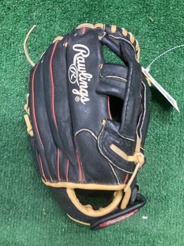 Black Rawlings Highlight Series RH Baseball Glove 11.5" (Used)